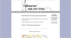 Desktop Screenshot of kosmetikstudio-volkmarsen.de